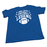 Fantasy Football Legend - ARCHED -  Distressed Print T-Shirt