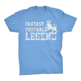 Fantasy Football Legend - LION -  Distressed Print T-Shirt