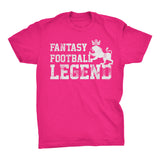 Fantasy Football Legend - LION -  Distressed Print T-Shirt