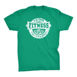 ShirtInvaders Fitness Pizza - 002- Funny Gym Humorous Junk Food T-shirt