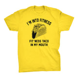 ShirtInvaders Fitness Taco - 001- Funny Gym Humorous Mexican Food T-shirt