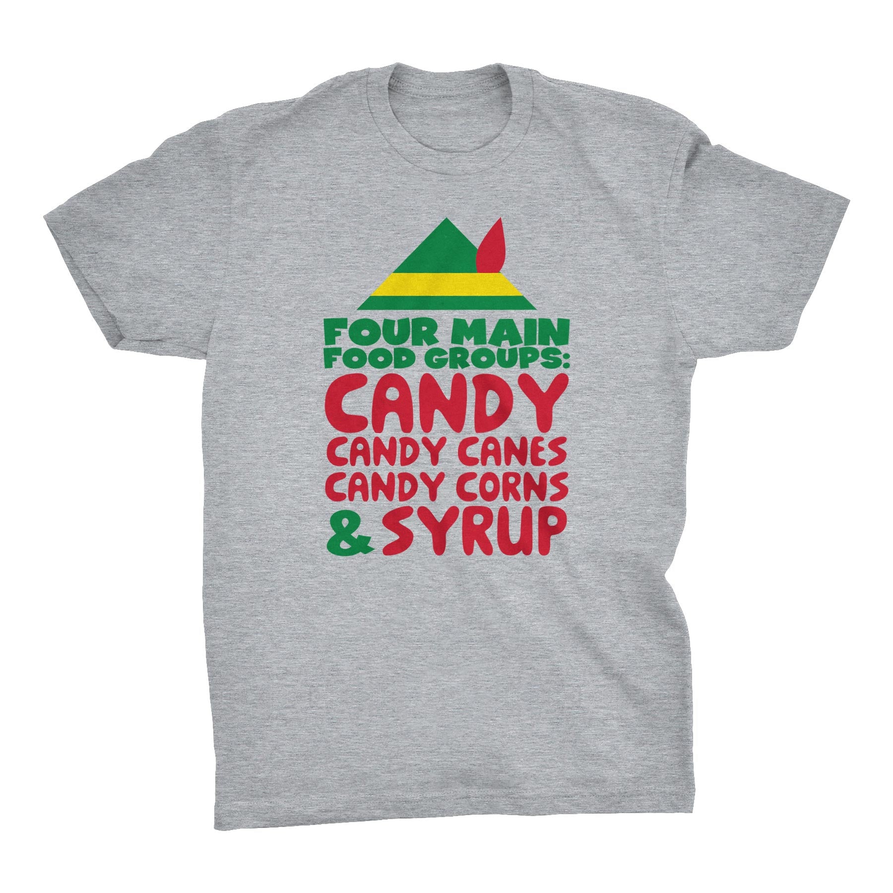 Four Main Food Groups - Christmas T-shirt