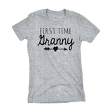 First Time GRANNY - Mother's Day Grandmother Gift Ladies Fit T-shirt