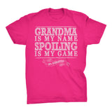GRANDMA Is My Name, Spoiling Is My Game - Mother's Day Grandmother T-shirt