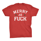 Merry AF 001 - Christmas T-shirt