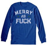Merry AF 001 - Christmas Long Sleeve Shirt