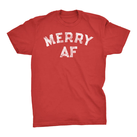 Merry AF 002 - Christmas T-shirt
