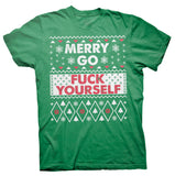 Merry Go Fuck Yourself - Christmas T-shirt