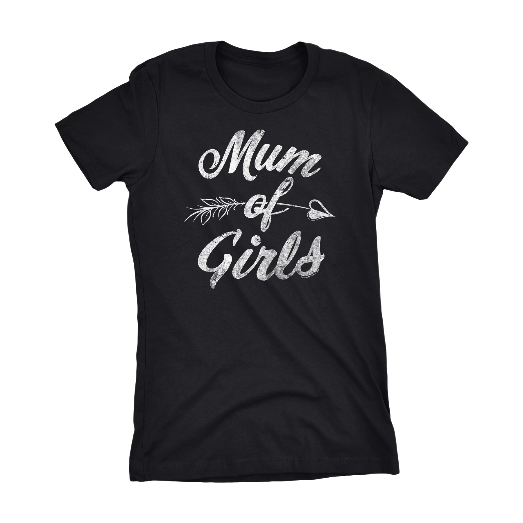 MUM Of Girls - Mother's Day Grandmother Ladies Fit T-shirt