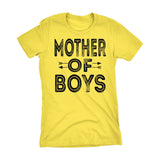MOTHER Of Boys - Mother's Day Mom Son Ladies Fit T-shirt