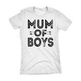 MUM Of Boys - Mother's Day Grandson Ladies Fit T-shirt