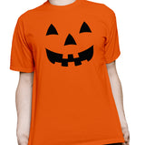 Pumpkin Jackolantern Face  - Funny Halloween Costume T-shirt