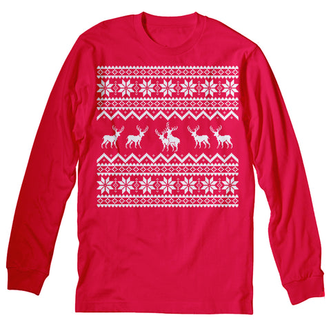 Reindeer Sex Games - Christmas Long Sleeve Shirt