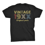 Retro Birthday - Vintage 19XX Original Parts - Choose The Date