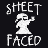 Sheet Faced - Funny Halloween Costume Party - 002 - T-Shirt