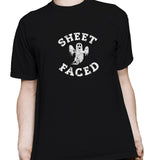 Sheet Faced - Funny Halloween Costume Party - 004 - T-Shirt