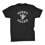 Sheet Faced - Funny Halloween Costume Party - 004 - T-Shirt