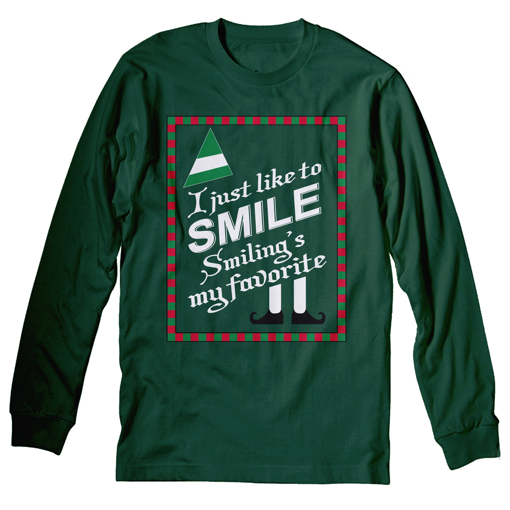 Smiling Sign - Christmas Long Sleeve Shirt