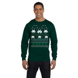 Space Invaders - Christmas Long Sleeve Shirt