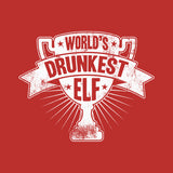 World's Drunkest Elf - Christmas T-shirt