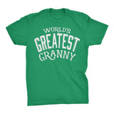 World's Greatest GRANNY - 001 Mother's Day Grandmother Ladies Fit T-shirt