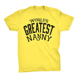 World's Greatest NANNY - 001 Mother's Day Grandmother Ladies Fit T-shirt